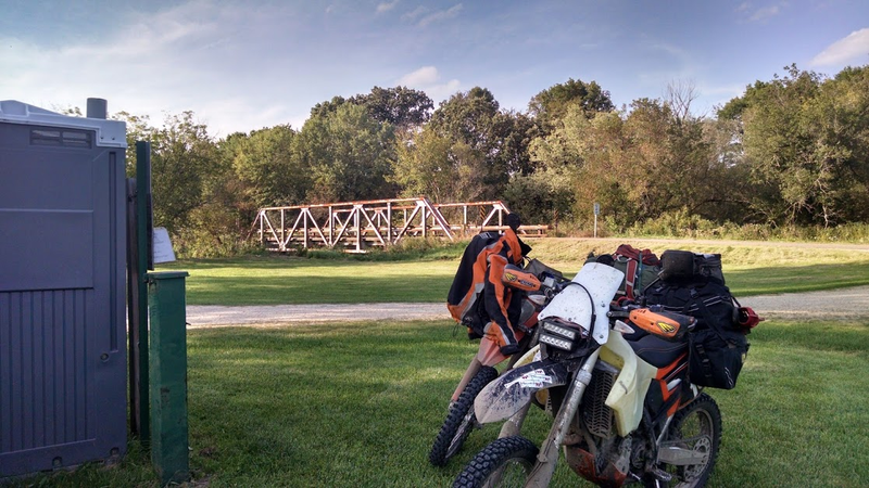 Illustration for article titled Don’t Be Late! 2 Singles and a Twin KTM Ride the TWAT Day 4